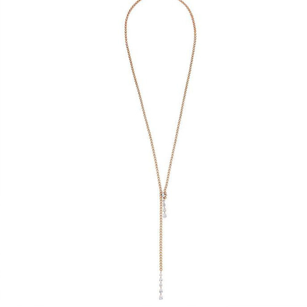Stonefans Fashion Bridal Rhinestone Back Necklace Accessories Wedding