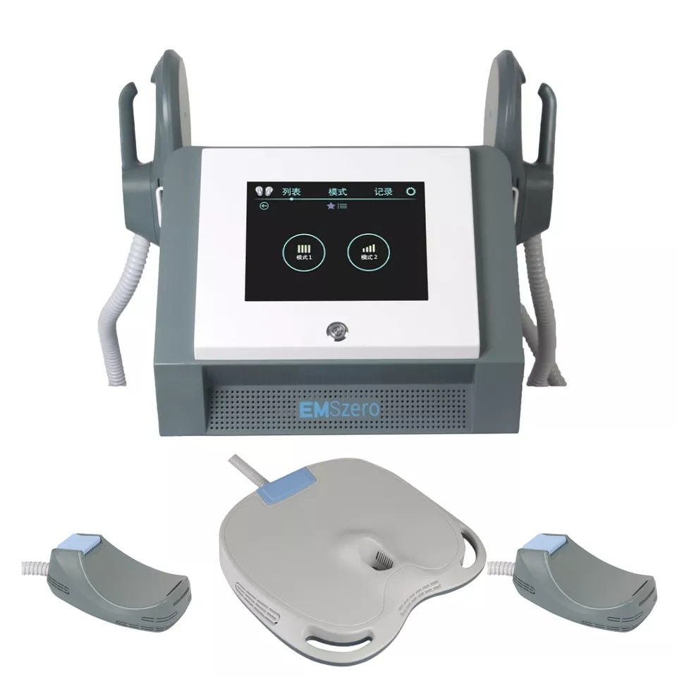 Thumbnail: 14 Tesla Electro Stimulation 2 Handles Ems Bodysculpt Muscle Stimulator