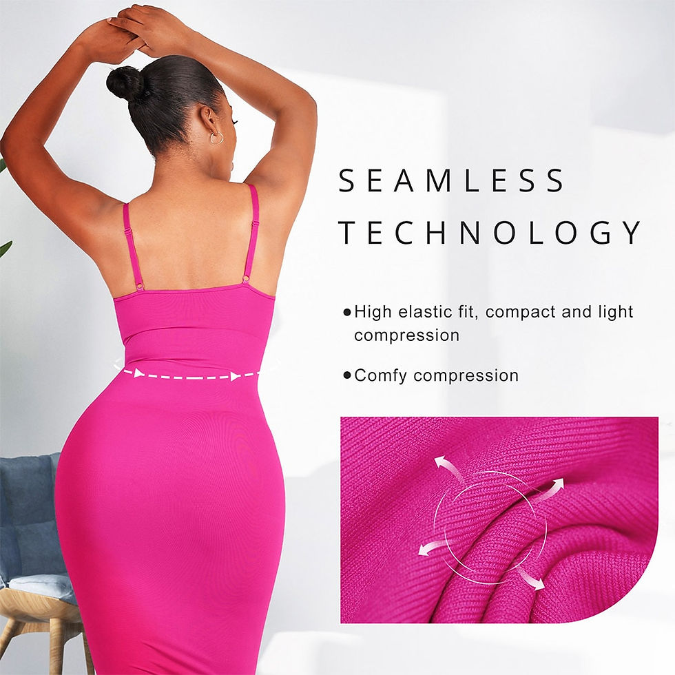 Thumbnail: Skims Women Corset Shaping Bodysuit Adjustable Straps Seamless Backless V Neck