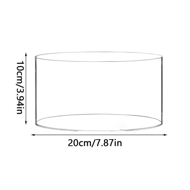 Thumbnail: Clear Flower Vase Acrylic Clear Short Cylinder Vases For Centerpieces Attractiv