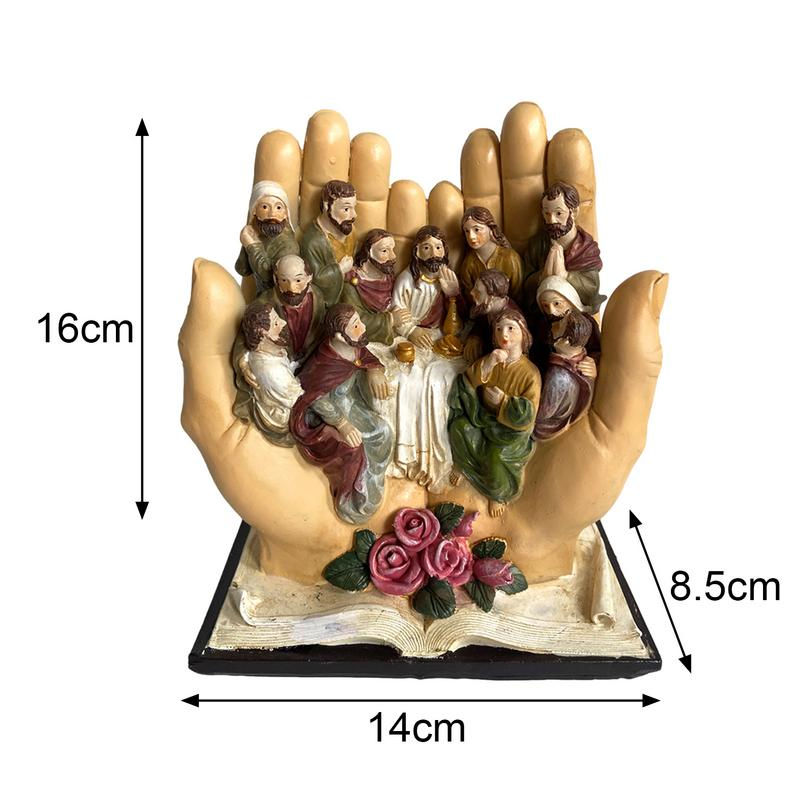 Miniatura: Jesus Religious Resin Statue The Last Supper Figurine For Christmas Church Home