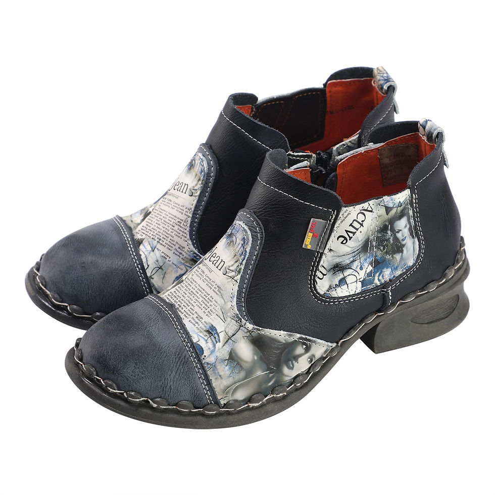 Thumbnail: TMA EYES Women's Ankle Booties Shoes Slip on with Zipper for Ourdoor
