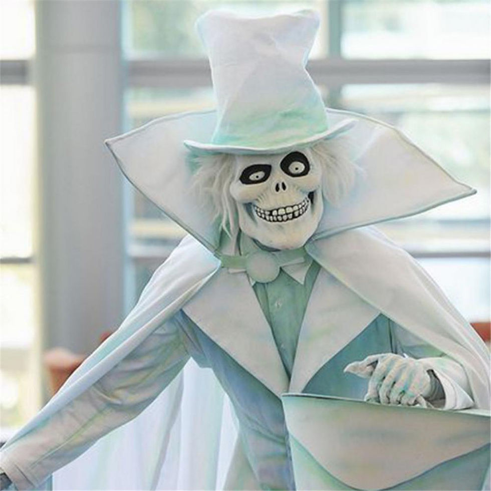 サムネイル： Halloween Decoration Skeleton Man With Bucket Ornaments Resin Spooky Figurines