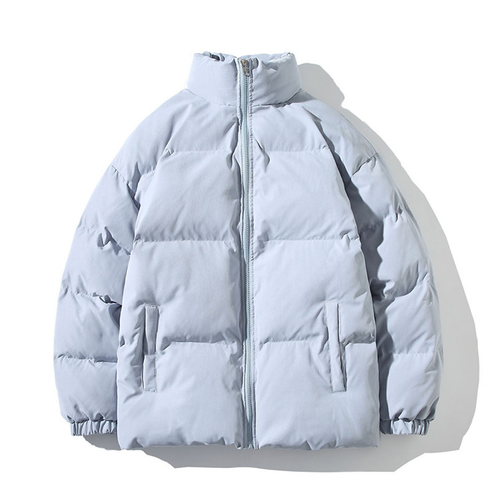 Thumbnail: Winter Jacket Men Parkas Thicken Warm Coat Mens Stand Collar Jackets Solid Colo