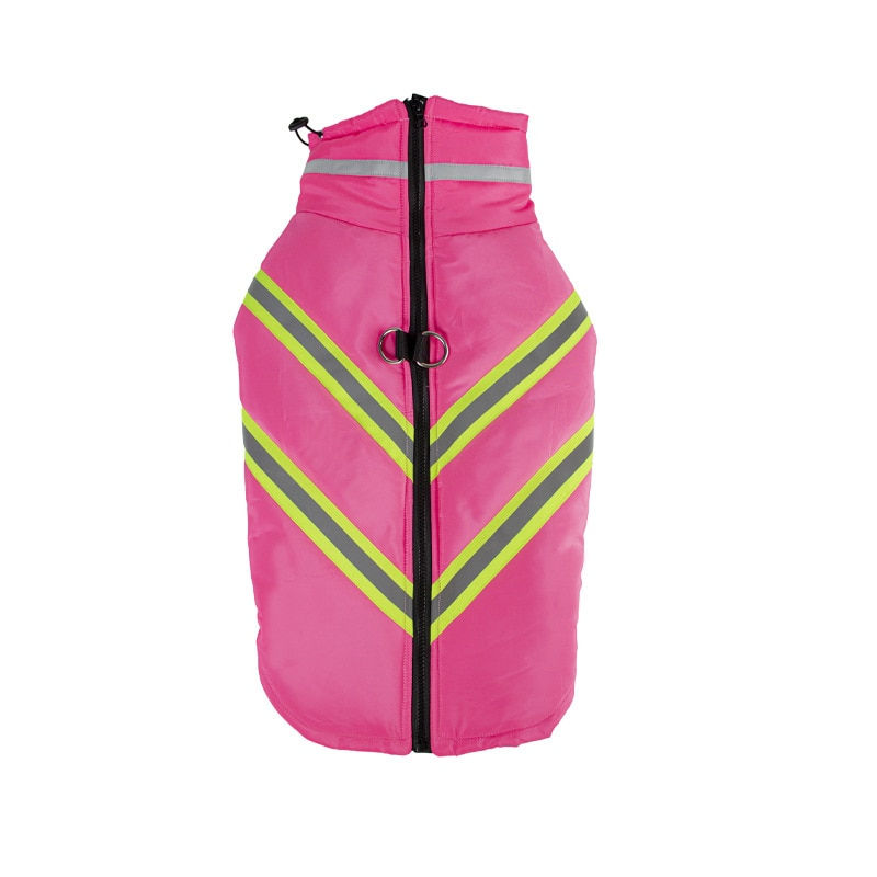 Thumbnail: 2023 Winter Reflective Pet Coat Cotton Padded Jacket Vest Large Dog Thickened W