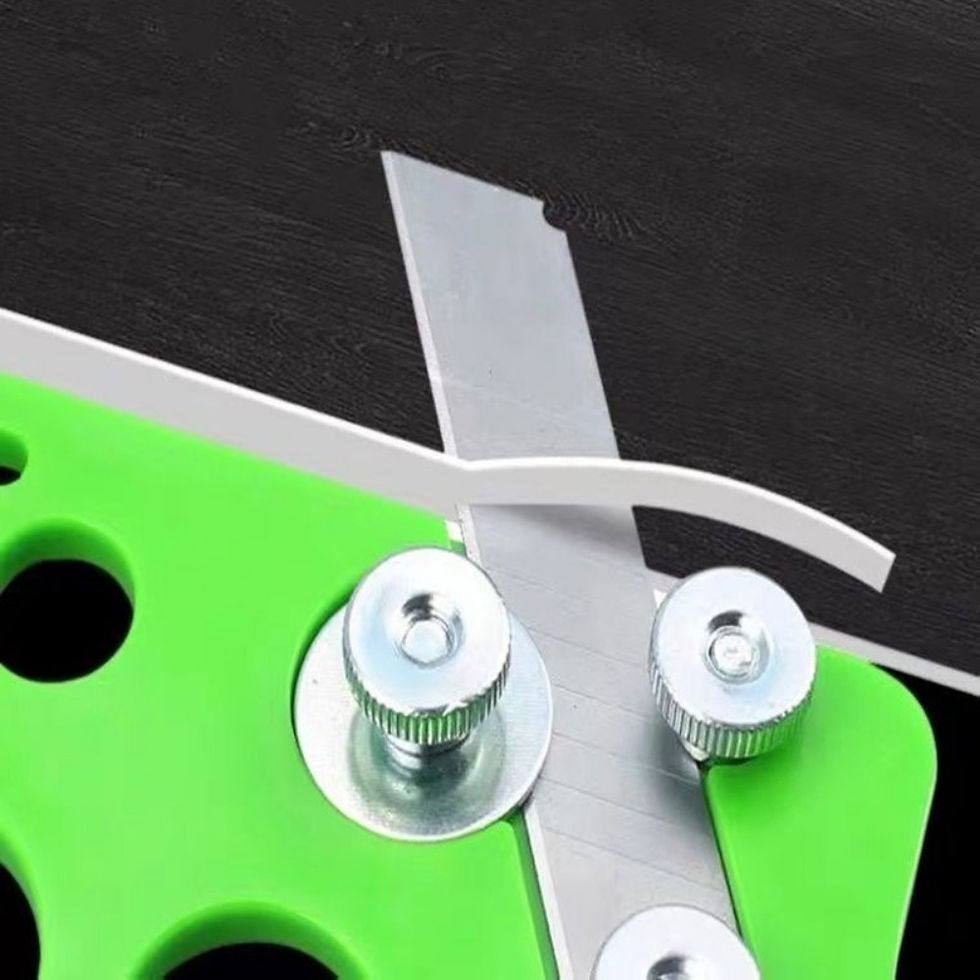 Thumbnail: Woodworking Edge Trimming Knife Hand Planer Wood Plane Deburring Rounded PVC Ed