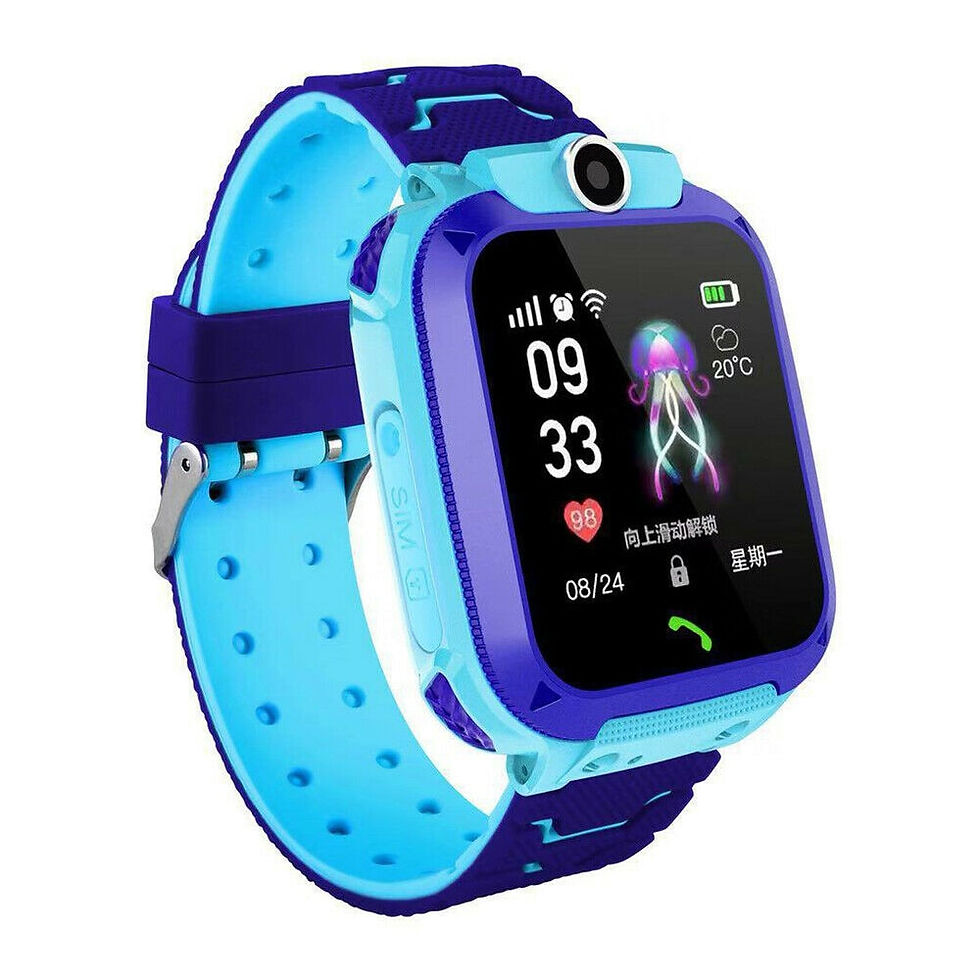 Thumbnail: Q12 Children's Smart Watch SOS Phone Watch For Kids 2G SIM Card IP67 Waterproof