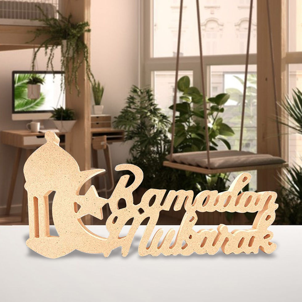 Miniatura: Elegant Christmas Ornament Density Board Letter Carving Ornaments Wooden Star M