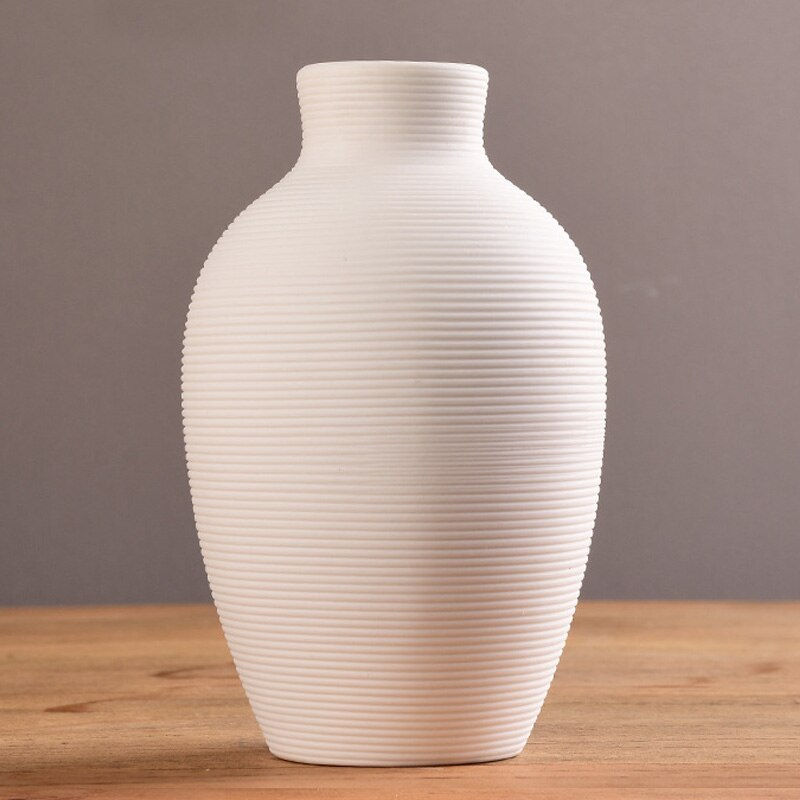 Miniaturbild: Ceramic Vase For Home Decor Nordic Flower Pot Home Living Room Decoration  Flow