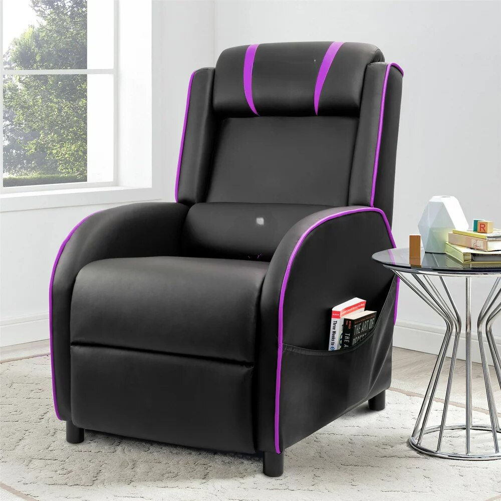 Recliner Chair with PU Leather, Multiple Colors Pedicure Pedicure spa foot bath