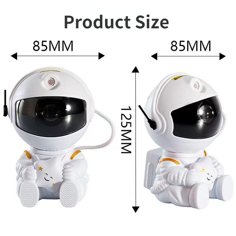 Thumbnail: Galaxy Star Projector LED Night Light Starry Sky Astronaut Porjectors Lamp For