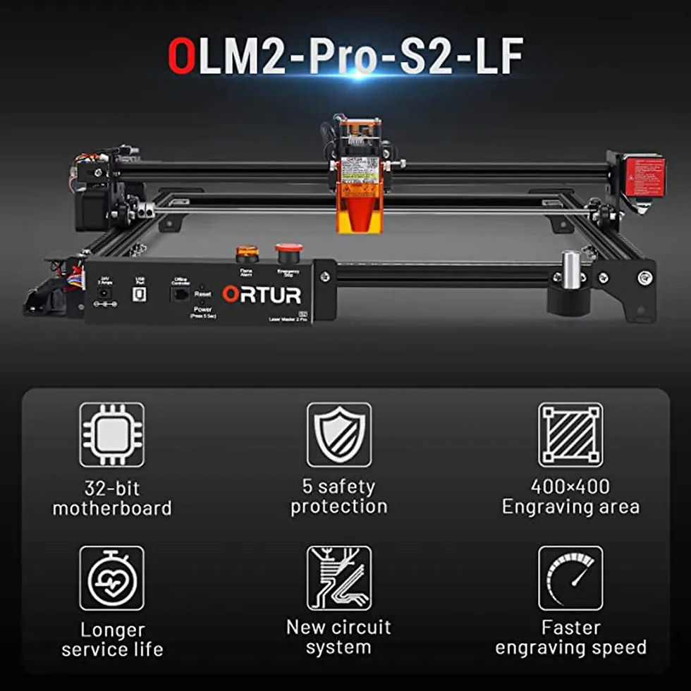 Thumbnail: Ortur Lazer Master 2 PRO S2 Laser Cutter Machine Logo Printer High Speed Ortur