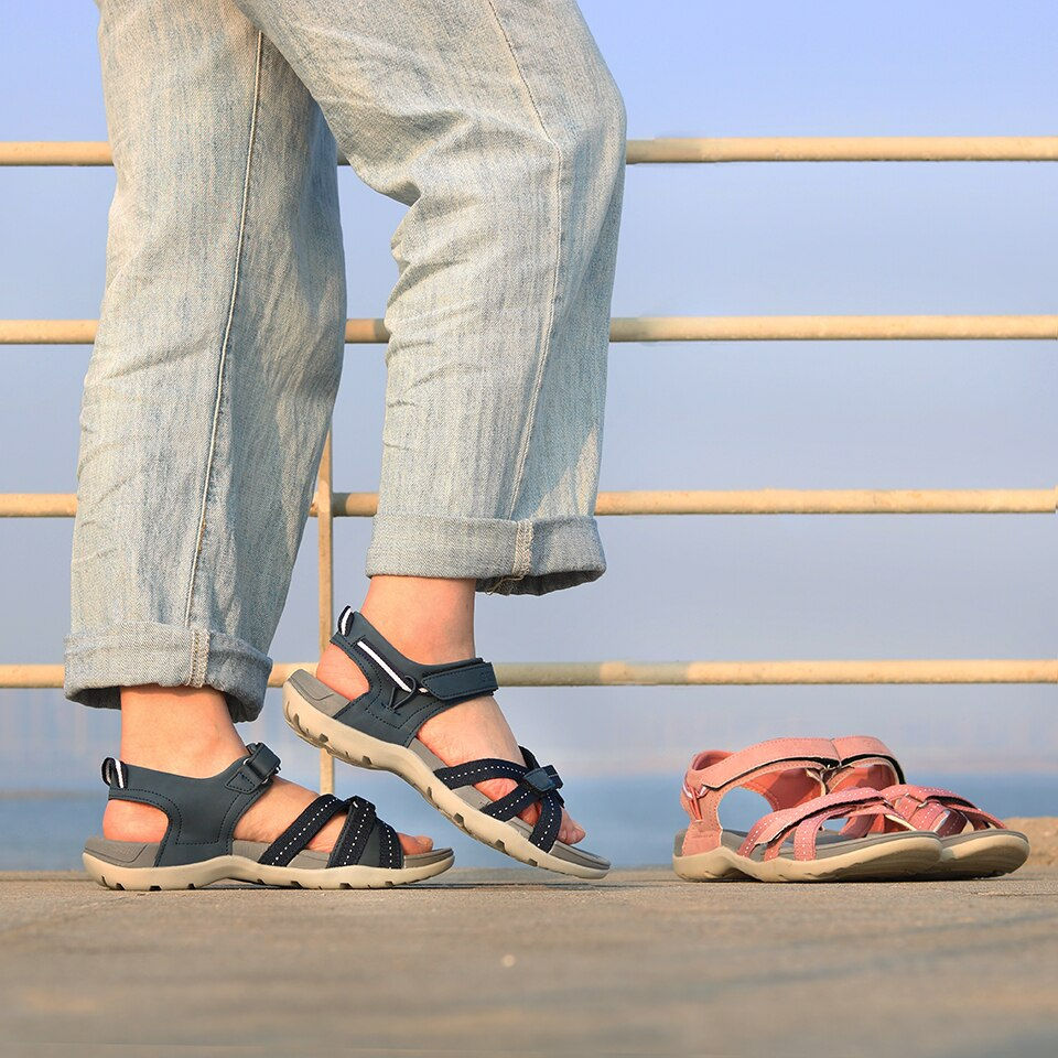 Thumbnail: GRITION Women Sandals Fashion 2021 New Female Shoes Open Toe Outdoor