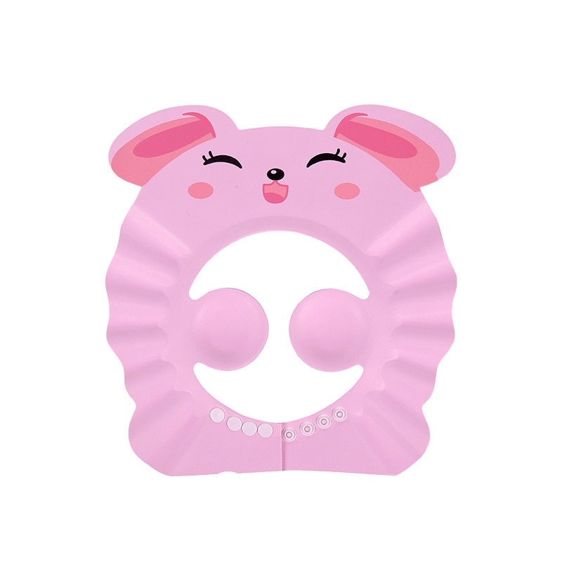Thumbnail: Baby Shower Soft Cap Adjustable Hair Wash Hat for Kids Ear Protection Safe Chil