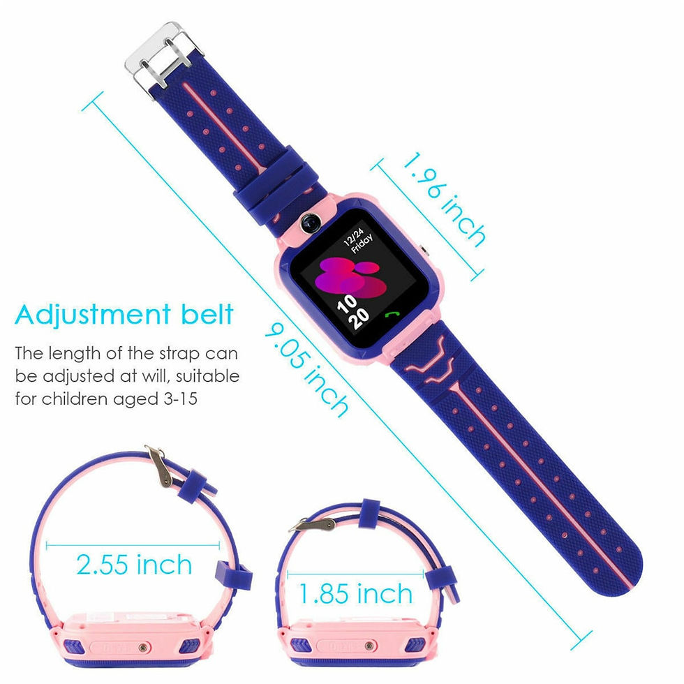 Thumbnail: Q12 Children's Smart Watch SOS Phone Watch For Kids 2G SIM Card IP67 Waterproof