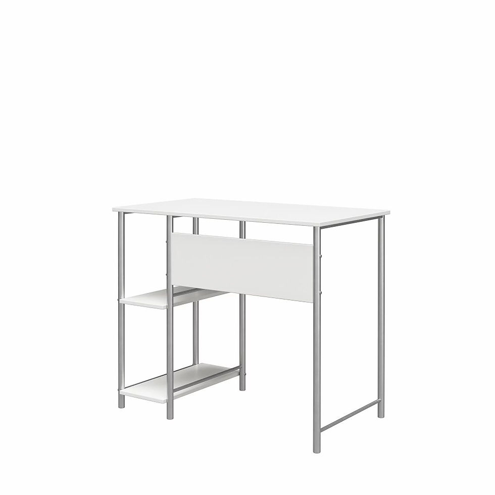 Miniaturbild: Metal Student Computer Desk, Metal,Paper,PB,Powder Coating，Strong and Durable，2