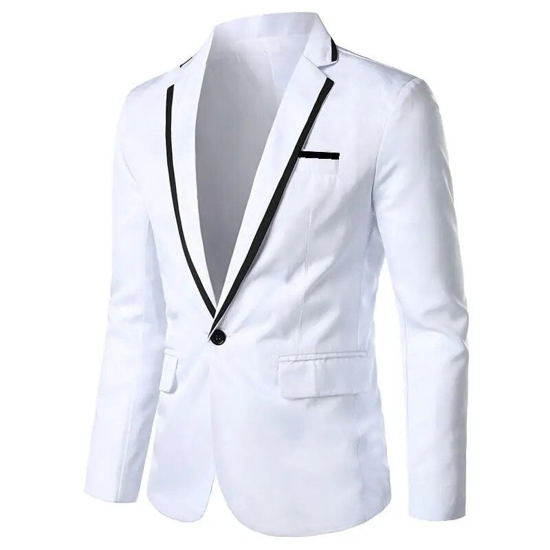 Thumbnail: Blazers Masculino Homme Slim Fit for Men 2023 Stylish Casual Solid Blazer Busin