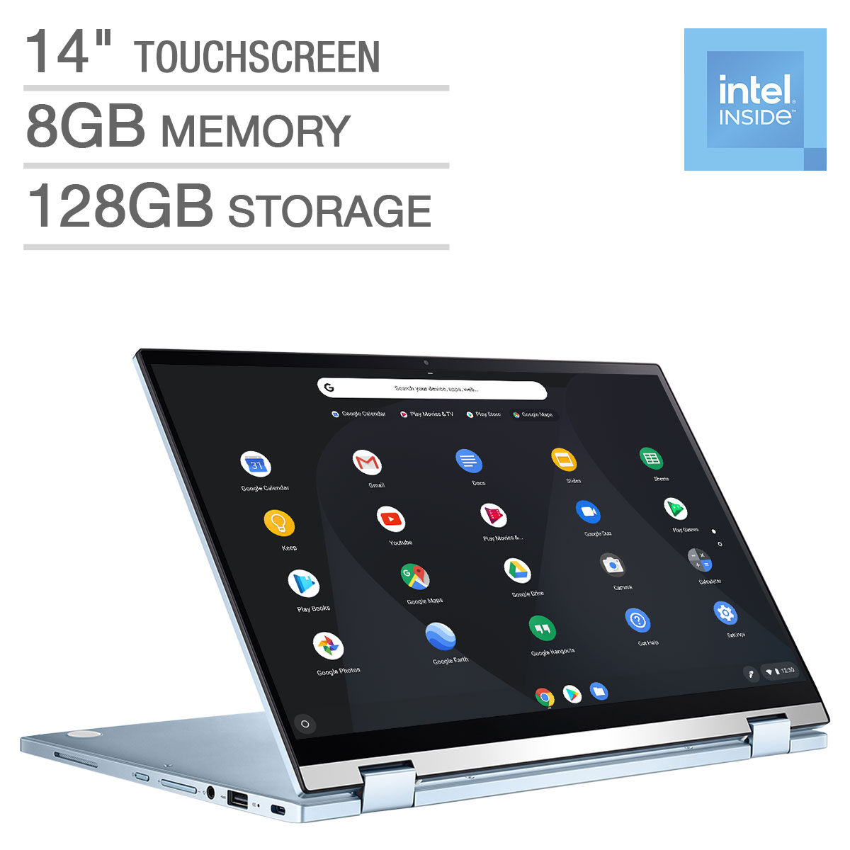 ASUS 14" C433TA 2-in-1 Touchscreen Chromebook - Intel m3-8100Y - 1080p