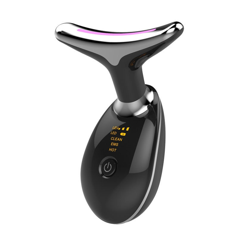 Thumbnail: EMS Thermal Neck Lifting and Tighten Massager Electric Microcurrent Wrinkle Rem