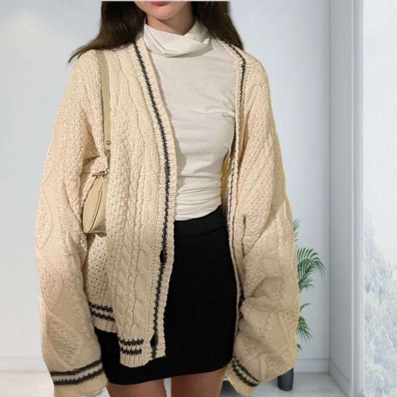 Indexkép: Swift folklore Taylor knitted cardigan European and American sweaters lazy styl