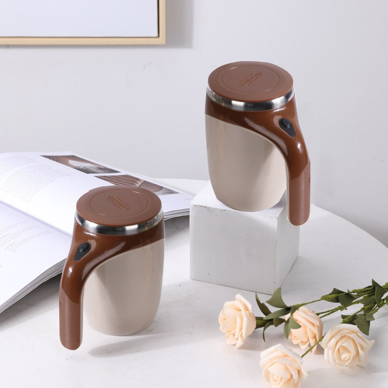 Miniatyrbilde: Lazy Coffee Stirring Cup Auto Stirring Cup Magnetic Rotating Electric Milk Cup