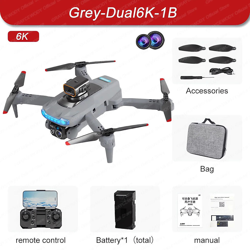 Thumbnail: New P15 Mini Drone 4k Profesional 8K HD Camera Obstacle Avoidance Aerial Photog