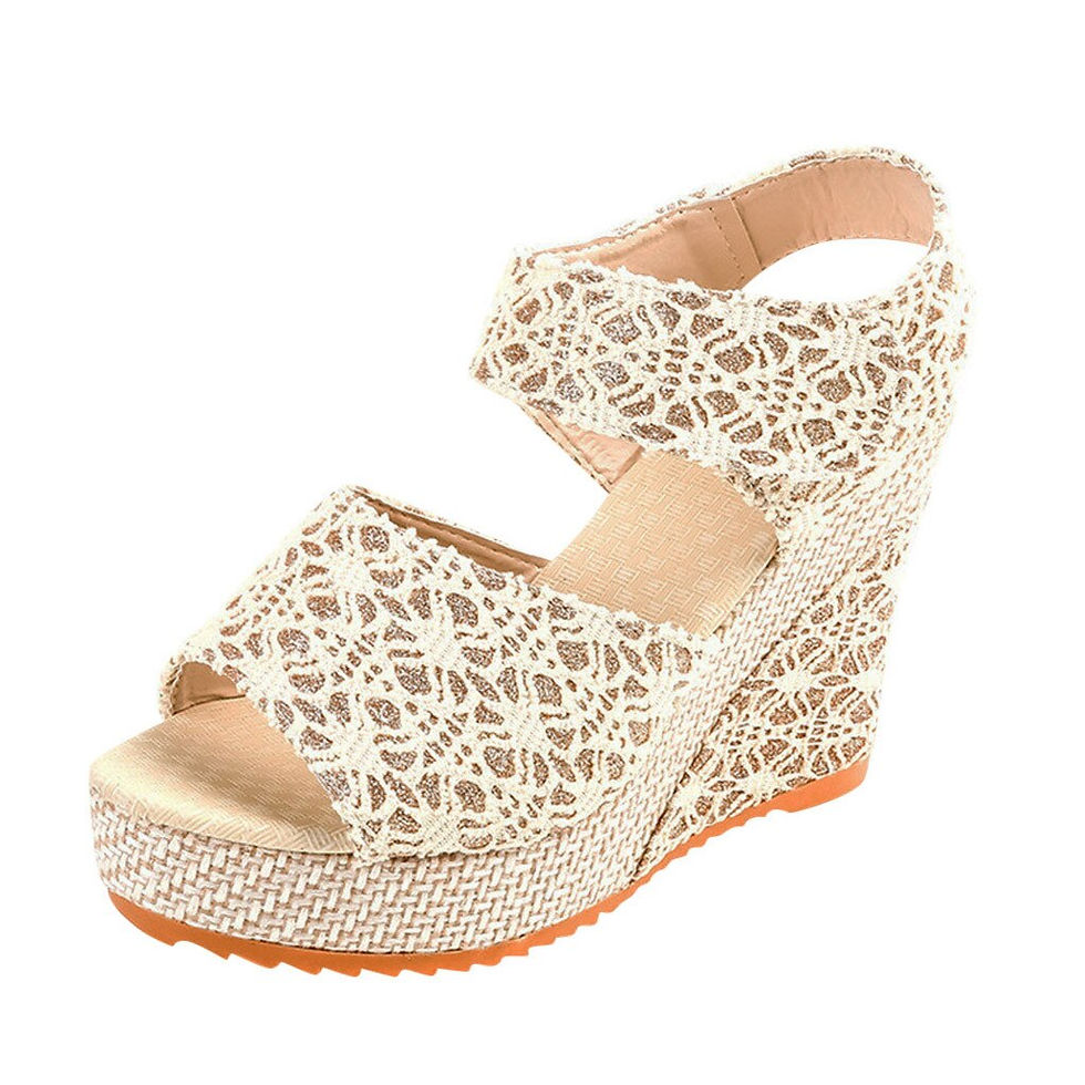 Miniatura: Sandals Women 2021 Woman Flats Women's Ladies Platform Wedges Heel