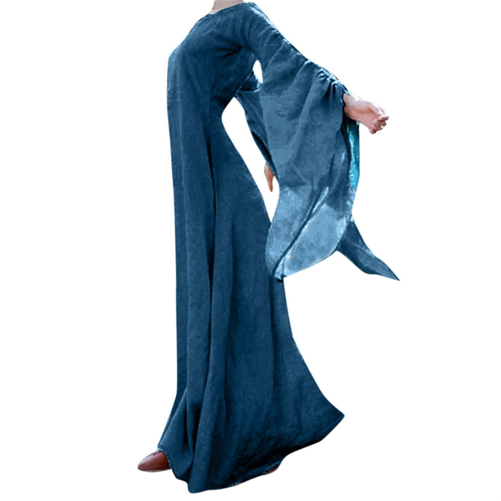 S-5XL Vintage Victorian Classical Elegant Dress Medieval Renaissance Round