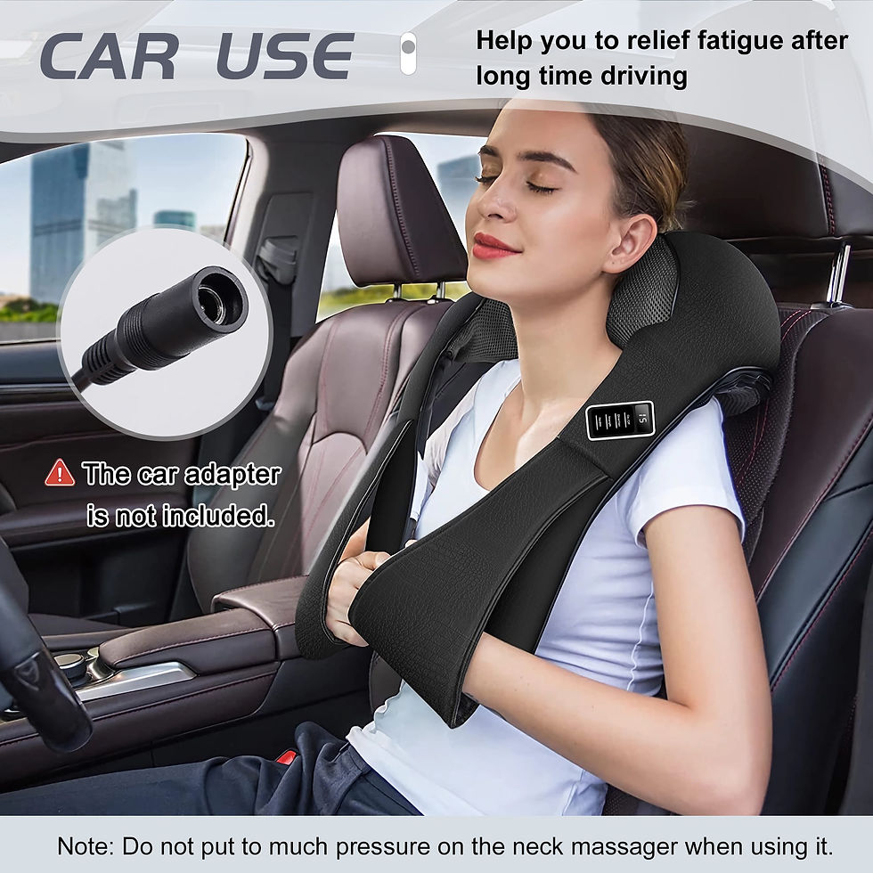 Thumbnail: BILITOK Shiatsu Neck and Back Massager with Heat,Electric Deep Tissue Kneading
