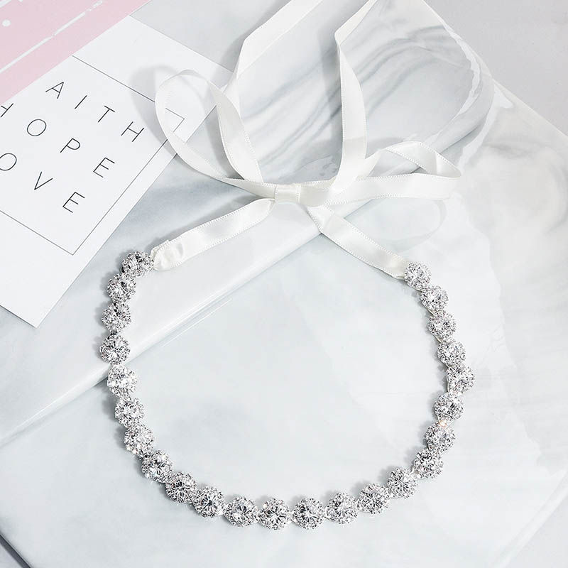 Miniaturebillede: The Europe and the United States Beam Wedding Bridal Headdress Luxurious Full R
