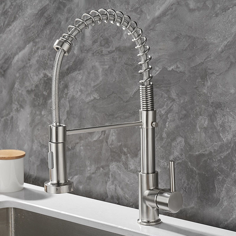 Thumbnail: Removable Black Gourmet Kitchen Faucets Kitchen Removable For Kitchen Sink Mixe