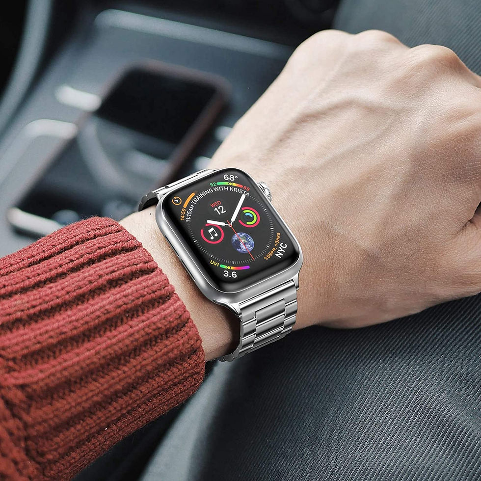 Thumbnail: Metal Strap For Apple Watch Ultra 49mm 8 7 45mm 41mm Stainless Steel Smart Watc