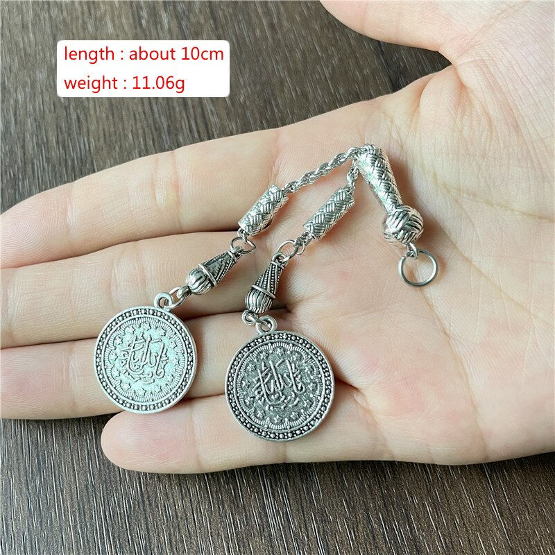 Thumbnail: JunKang 2pcs Pop Turkey StarMoon national emblem Chinese knot Rosary