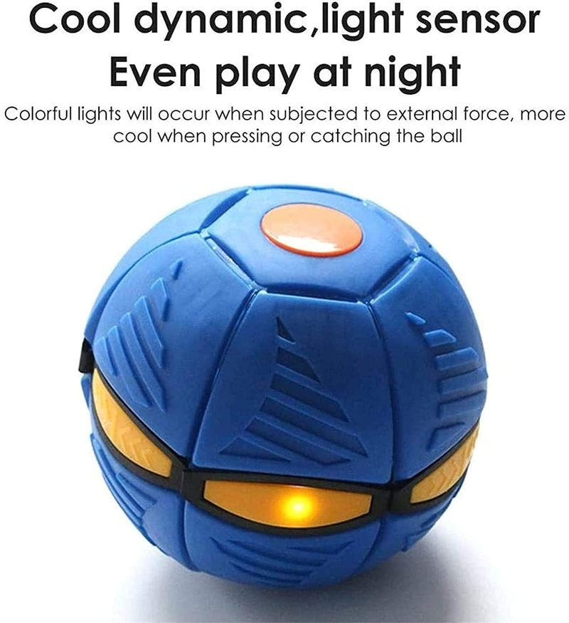 Miniatura: Flying Saucer Ball Magic Deformation UFO with Led Light Flying Toys, Decompress