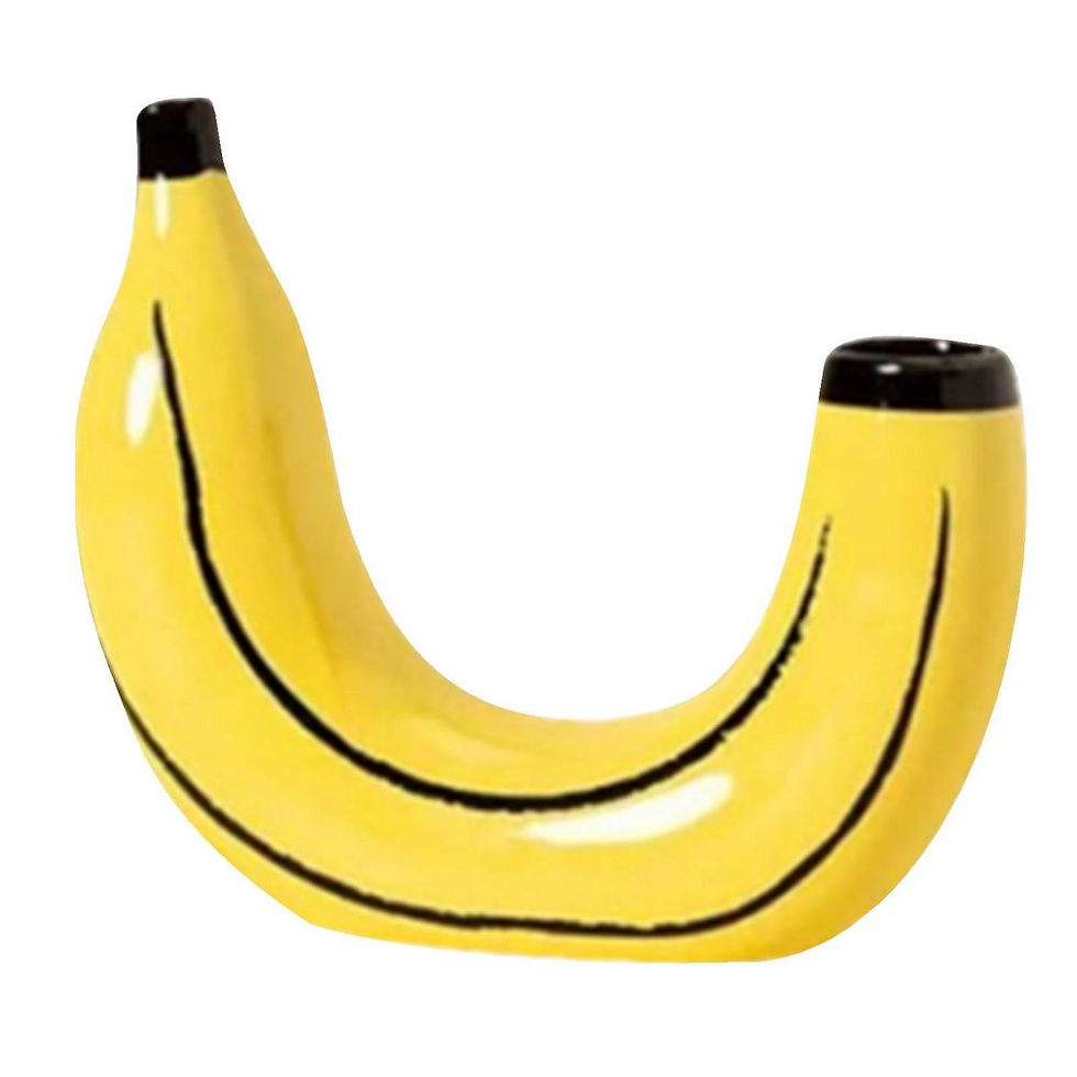 Miniatura: Modern Fun Art Resin Banana Flower Vase Nordic Home Decor Desktop Flowers Arran