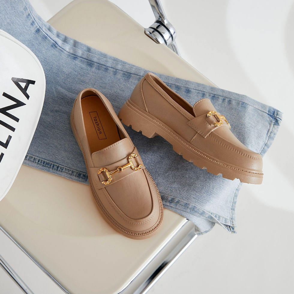Thumbnail: Loafers Women Shoes New In Fashion Luxury Designer Platform Thick Bottom Height