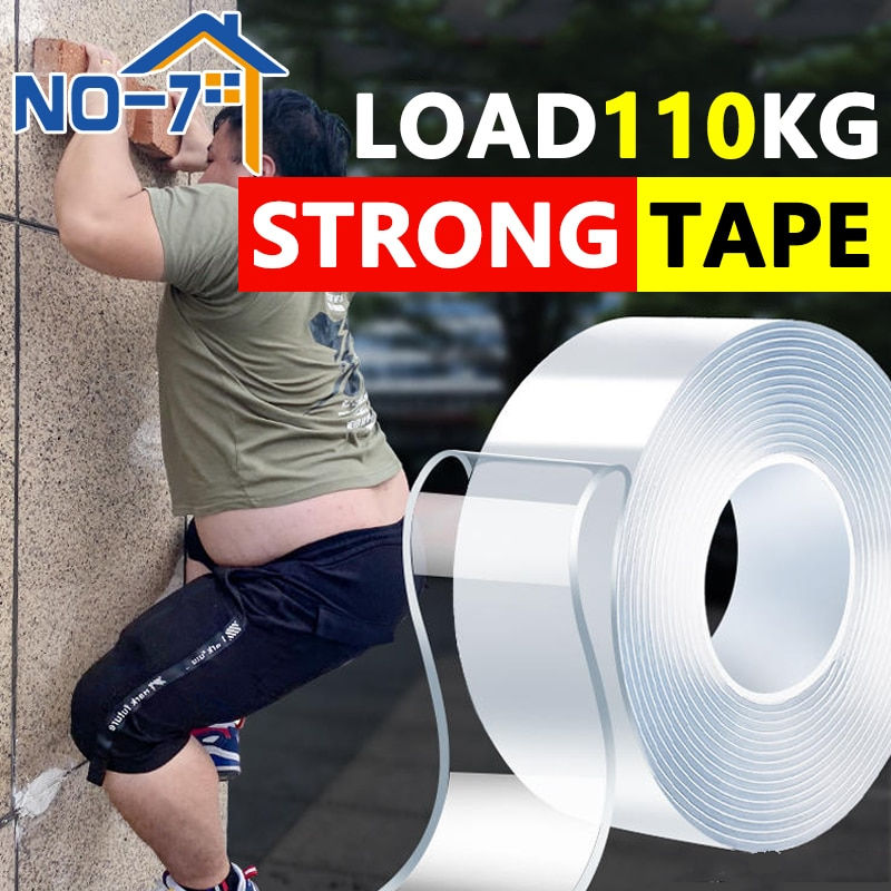 Nano Tape Super Strong Double Sided Tape Extra Strong Adhesive Non-slip Tape Wa