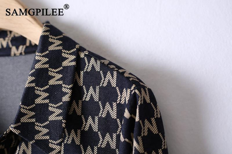 Küçük resim: Casual Autumn Women's Dresses 2022 New Letter Print Waist Over The Knee Single