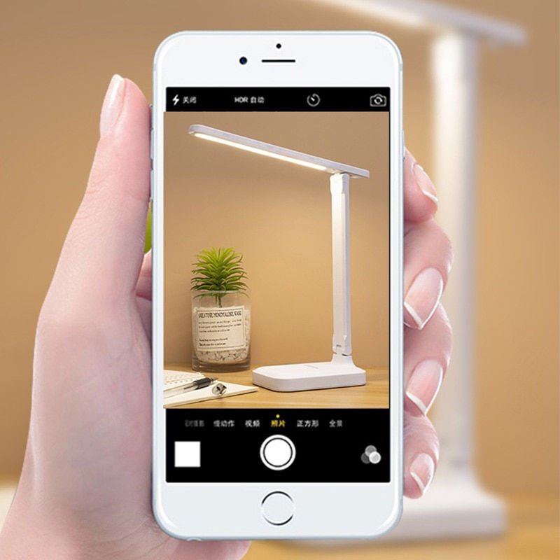 Thumbnail: 4000mAh Chargeable Folding table lamp eye protection touch dimmable LED lamp be