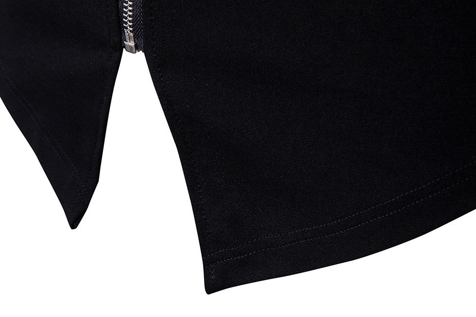 Miniature : Large Casual Standing Collar For Slimming Fit