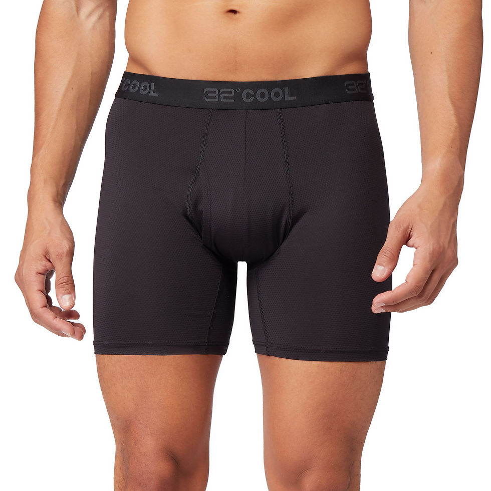 Thumbnail: 32 Degrees Men's Comfort Mesh Boxer Brief, 6-pack