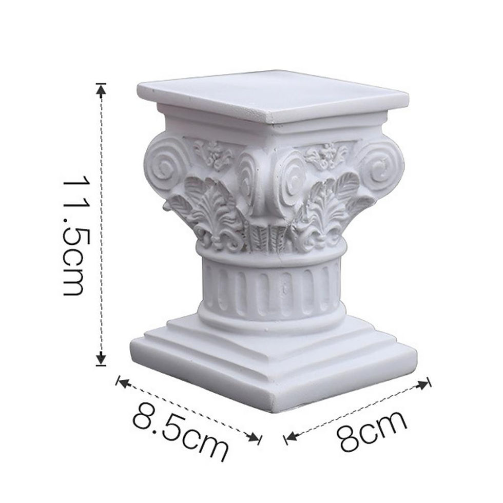 Thumbnail: Roman Pillar Greek Column Statue Pedestal Candlestick Stand Figurine Sculpture