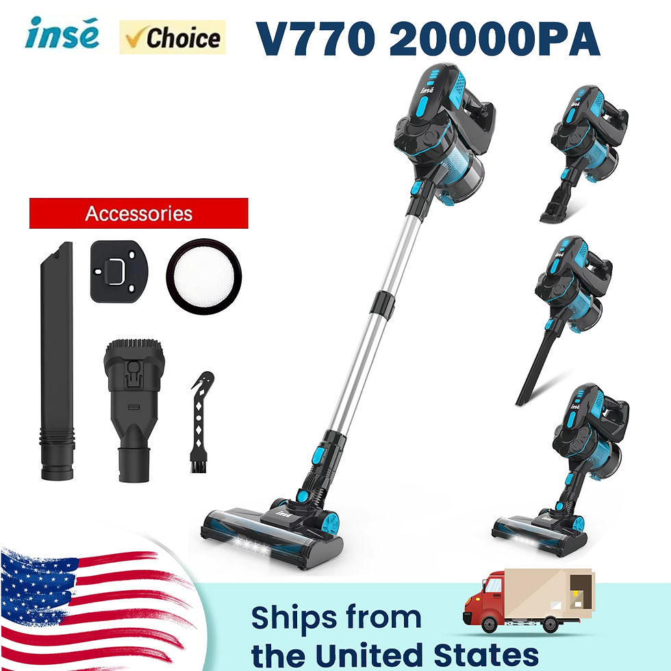 Thumbnail: INSE V770 20KPa Cordless Vacuum Cleaner 6-in-1 Cordless Stick Vacuum Up to 45mi