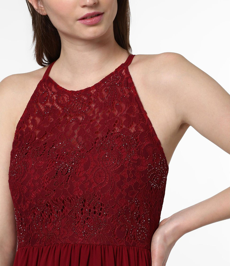 Thumbnail: Hi Shy Bridal Classic Evening Dresses Chiffon O-Neck Floor-Length A-LINE Sleeve