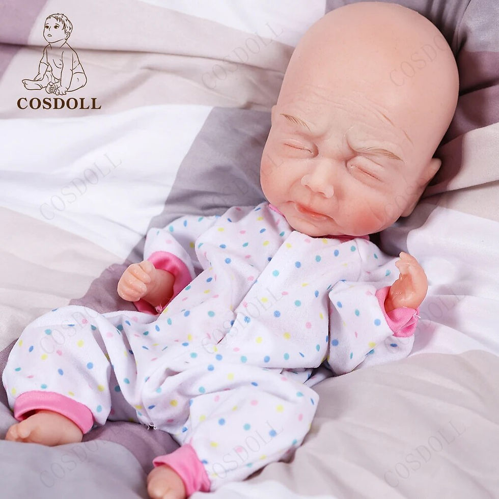 Thumbnail: CSODOLL 37CM Reborn Dolls with Soft Body Realistic Boy Baby Doll Christmas Birt