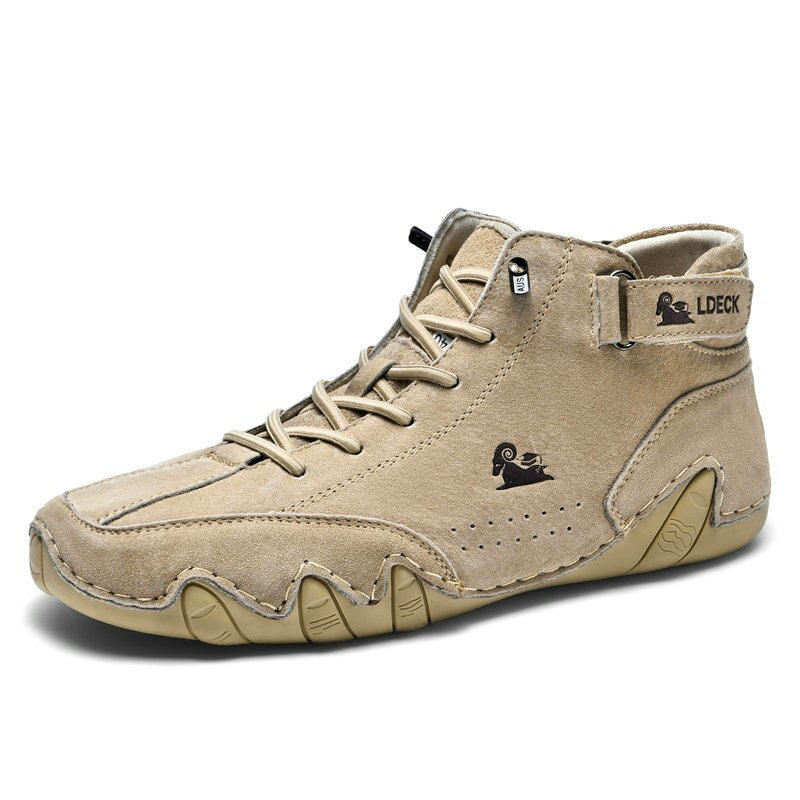 Thumbnail: Men Boots Casual Motorcycle Winter Shoes 2023 Waterproof High Top Sneakers Luxu
