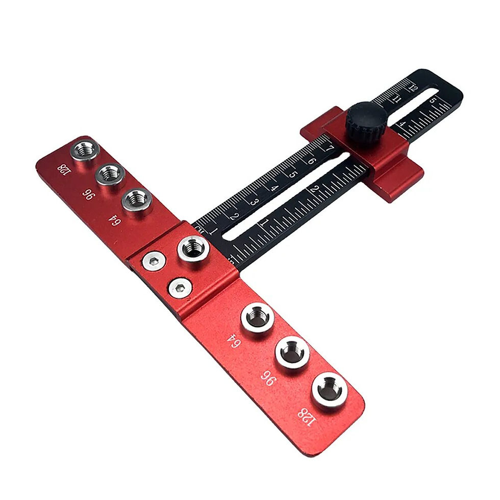 الصورة المصغرة: Woodworking Drilling Locator Portable Cabinet Hardware Doweling Jig Wood Drilli