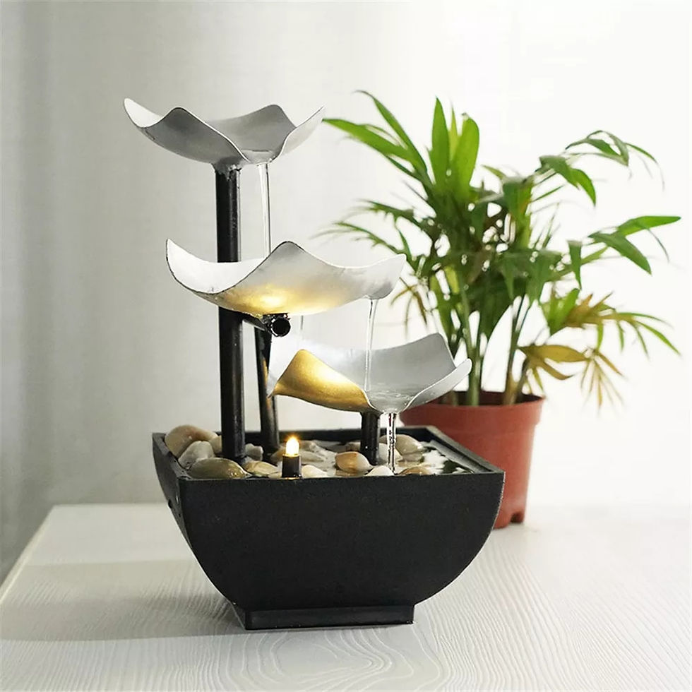 Sličica: Minimalist Water Desktop Fountains Indoor Waterfall Fountain Tabletop Water