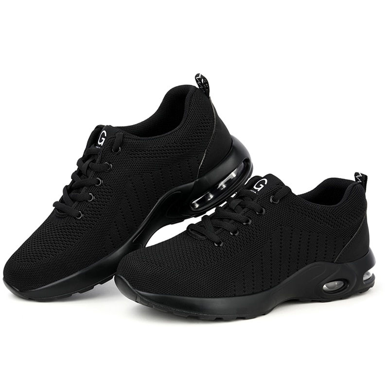 Thumbnail: Summer Air Cushion Work Safety Shoes For Men Women Breathable Work Sneakers Ste