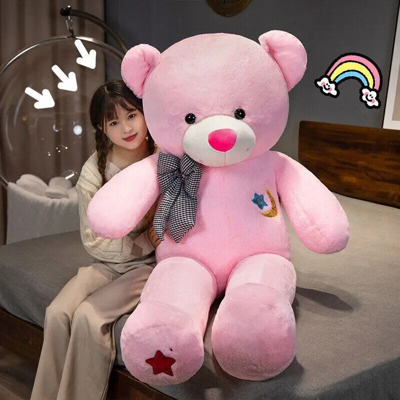 New Big Star Moon Teddy Bear Plush Toy Giant Stuffed Animals Birthday Valentine